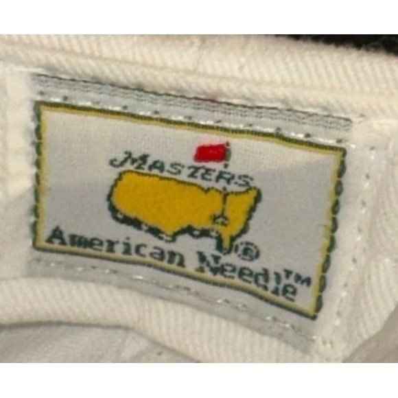 Vintage Y2k The Masters Golf American Needle Embroidered Logo Strapback Cap Hat - Picture 6 of 8